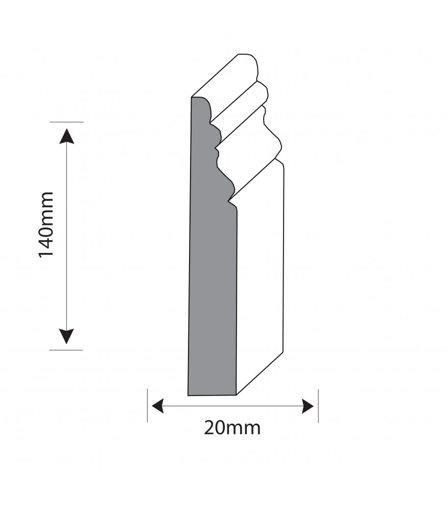 Brookeshill 140mm SA Pine (measure)