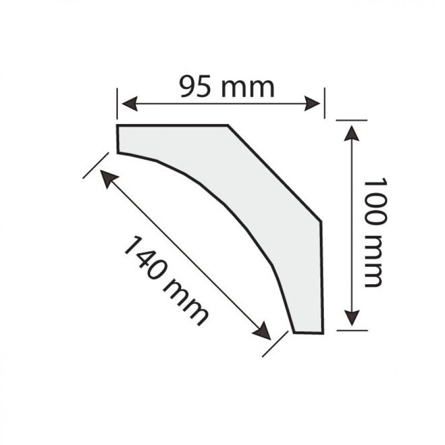 Egg & Dart Cornice (measured)