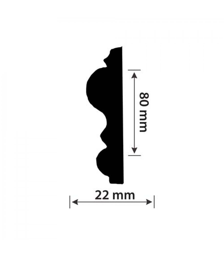 Monza Dado Rail (measured)