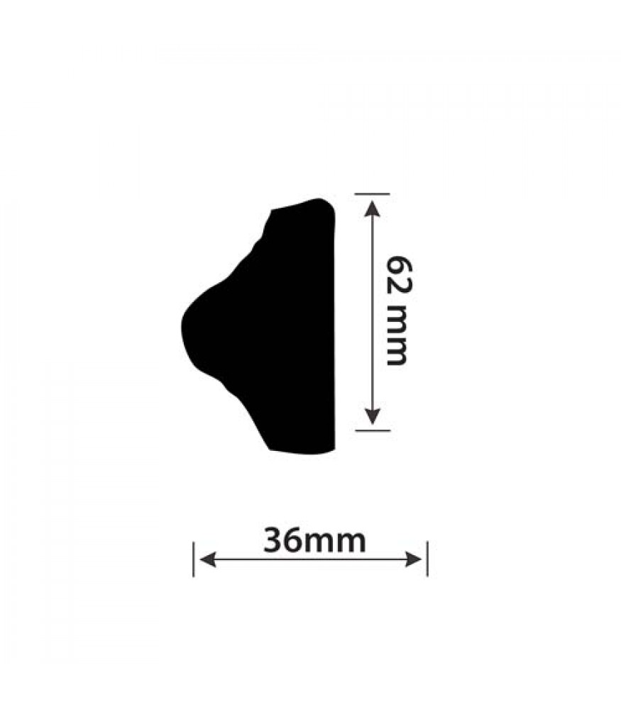 Rope Dado Rail (measured)
